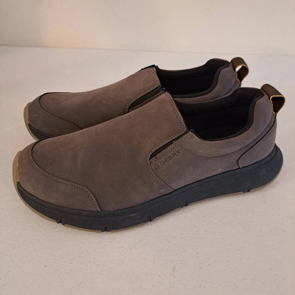 Gerry‎ Moc II Slip On Mens 13 Brown New Casual Comfort Loafers 1128-546-B30